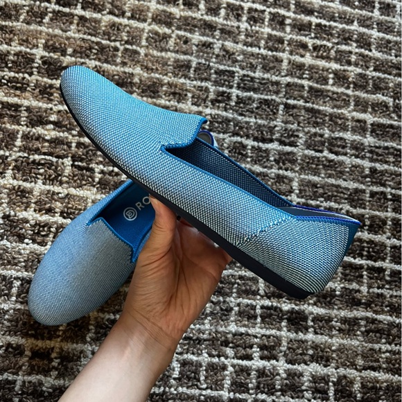 NWOB Rothy's Women's Loafers Indigo Cloud Blue - Picture 7 of 13